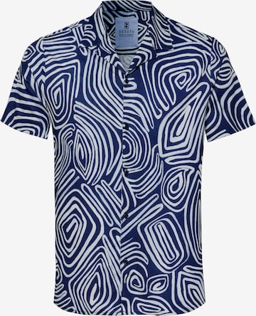 DESOTO Overhemd in Blauw: voorkant