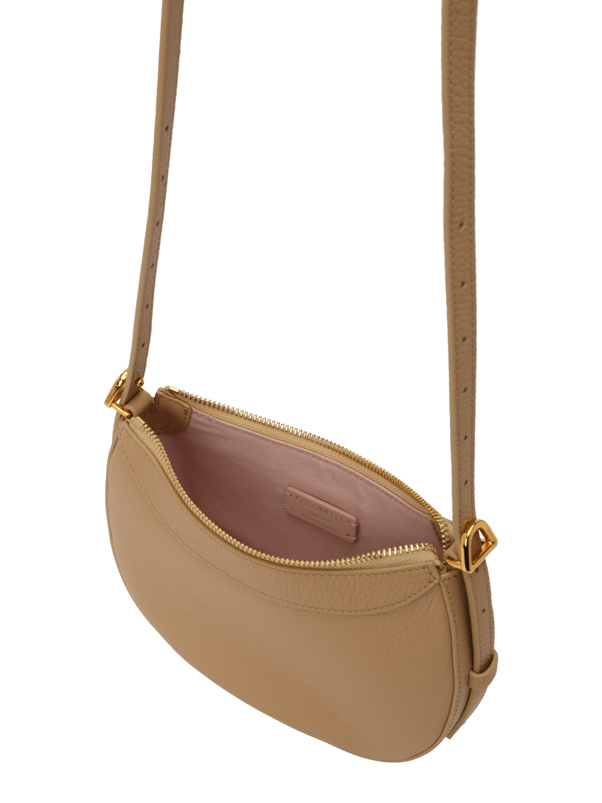 Coccinelle Taška cez rameno 'WHISPER' - Béžová