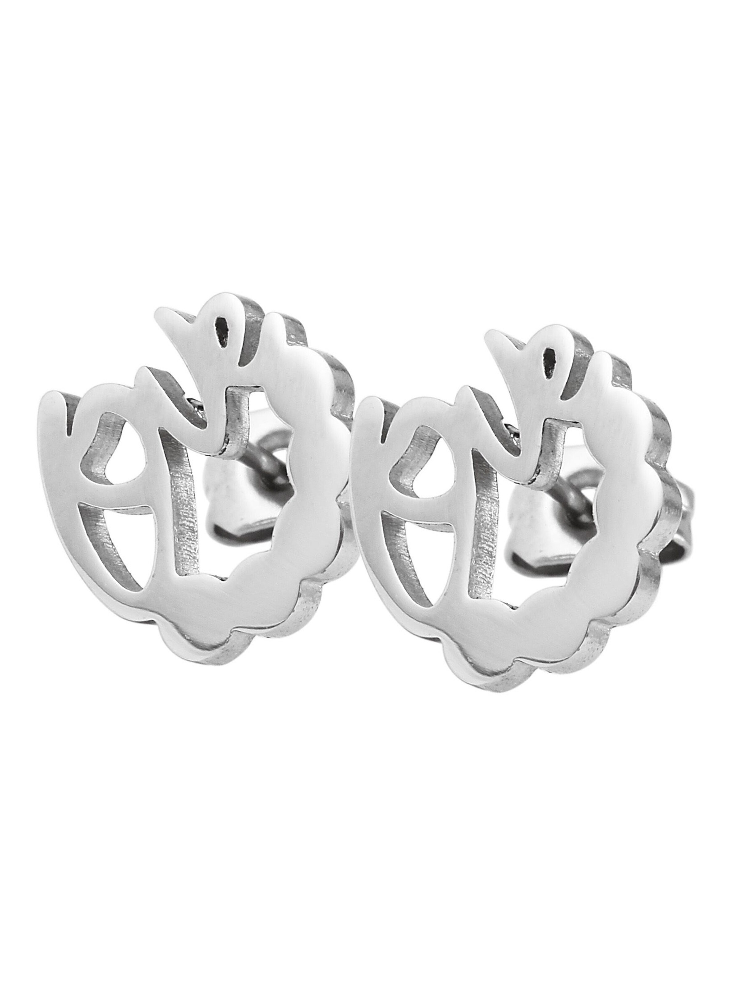 Akzent Schmuckset 'Edelstahl silber'‌‌‌ in Silber