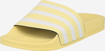 Scarpe da spiaggia / da bagno 'Adilette' di ADIDAS ORIGINALS in giallo: frontale