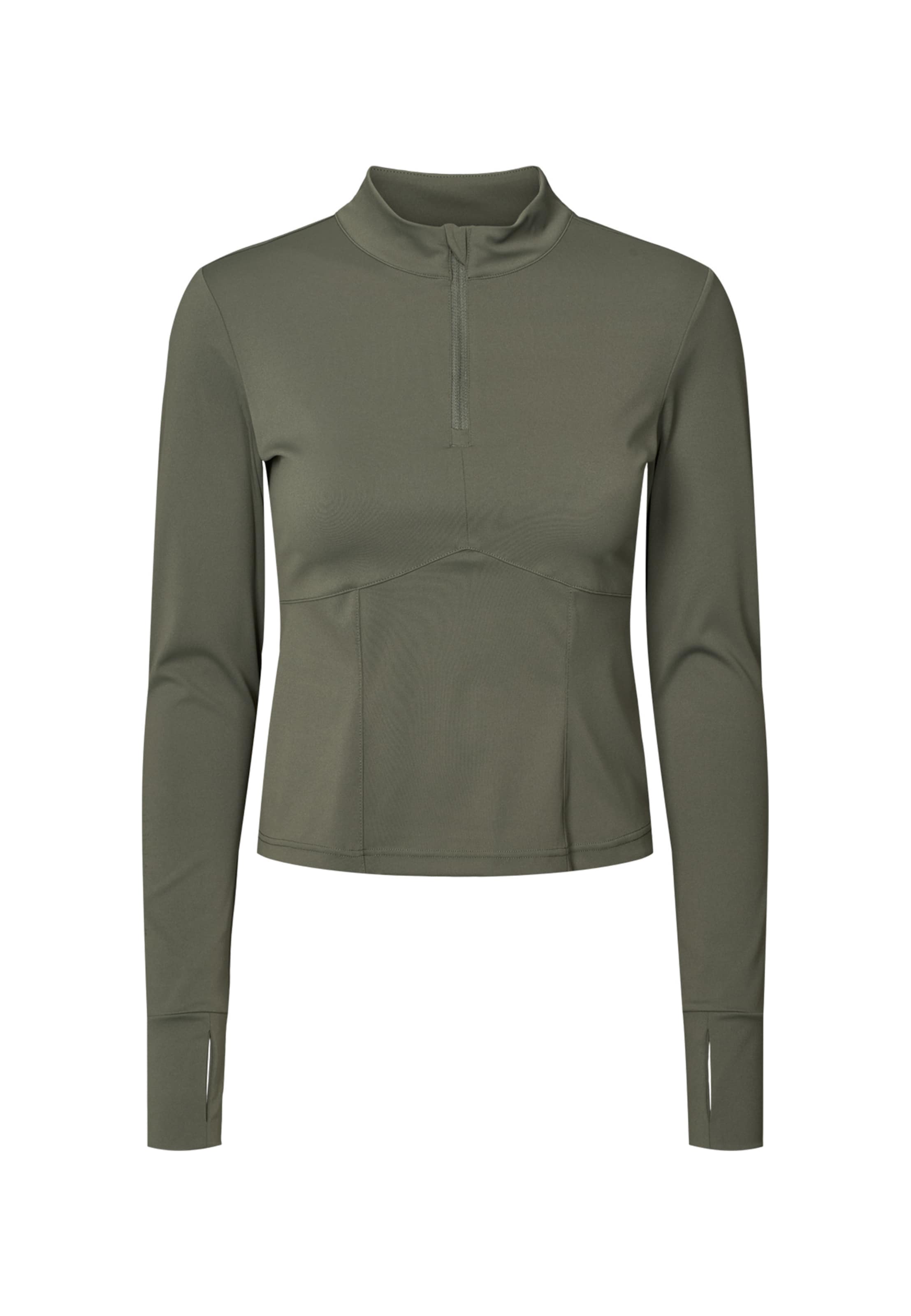 rethinkit studios Functioneel shirt in L in de kleur Olijfgroen, Productweergave