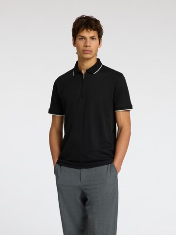 Maglietta 'SLHFave' di SELECTED HOMME in nero: frontale