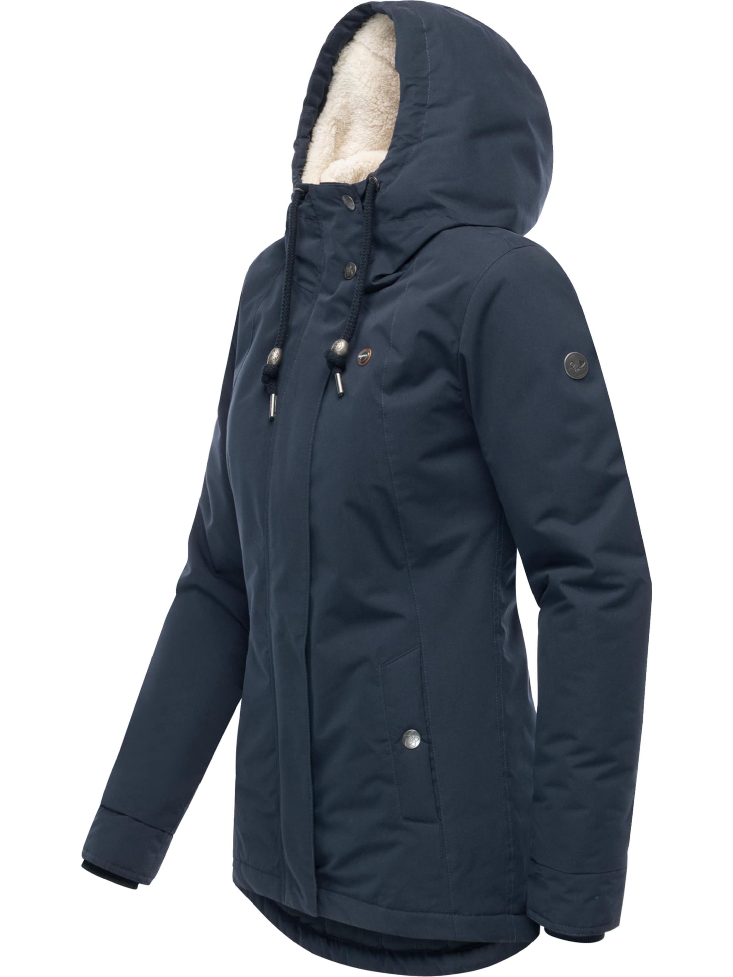Ragwear Weatherproof jacket 'Alvena' in Blue