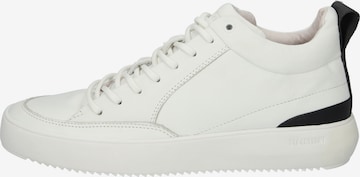 BLACKSTONE Låg sneaker 'KEVIN' i vit: framsida