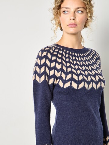 Apricot Dress ' ' in Blue