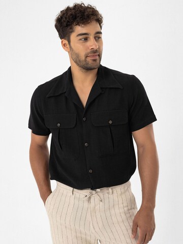 Dandalo Regular fit Πουκάμισο σε μαύρο