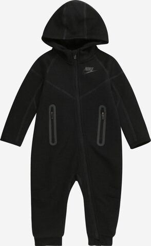 Nike Sportswear Overall 'TECH FLEECE' in Zwart: voorkant