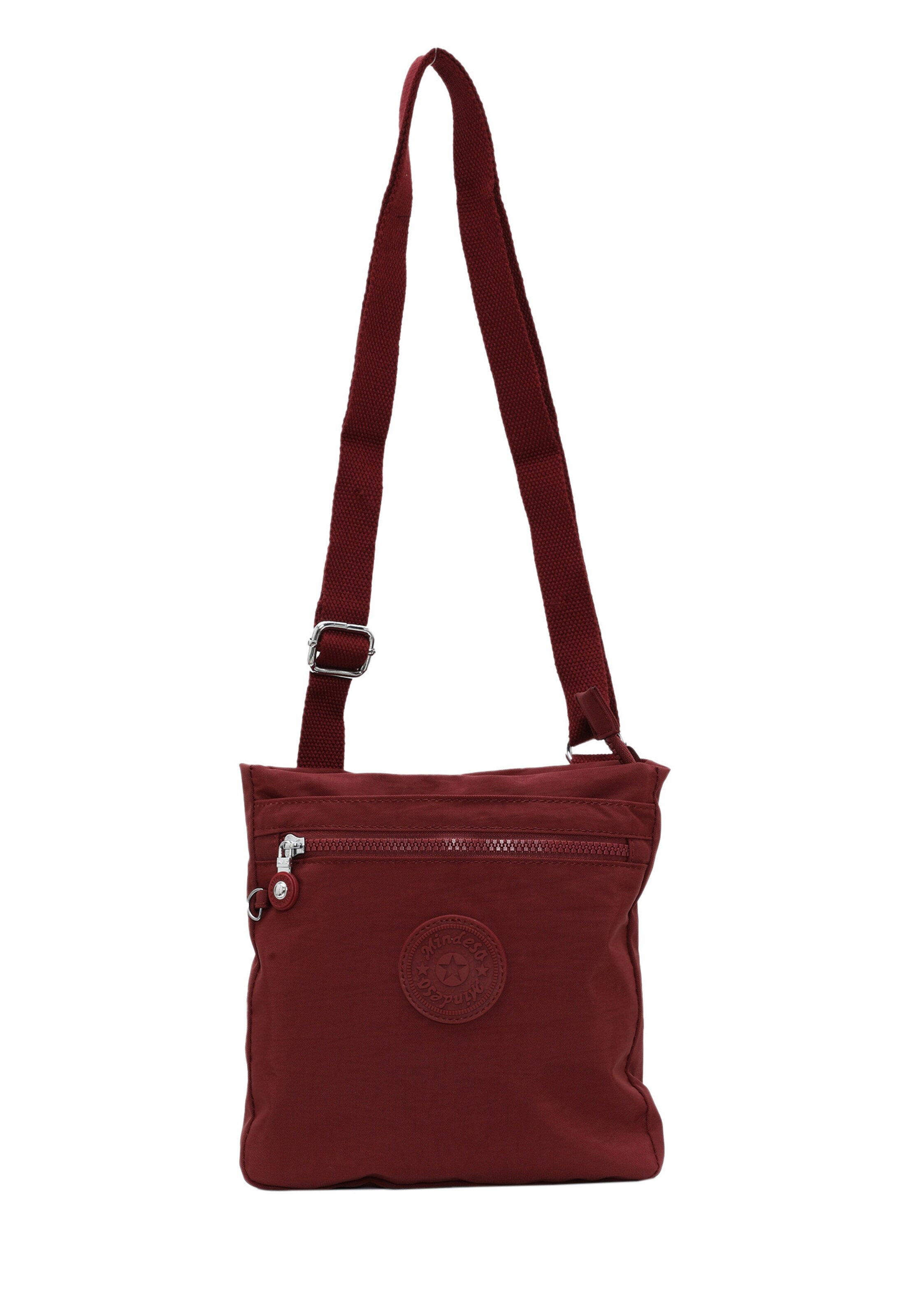 Mindesa - Mala de ombro em vermelho: frente