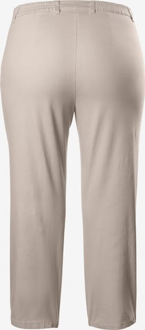 Ulla Popken Slimfit Broek in Beige