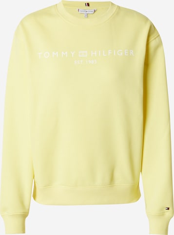 TOMMY HILFIGER Sweatshirt in Yellow: front