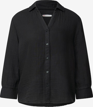 STREET ONE Blouse in Black: front