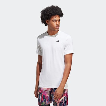 ADIDAS PERFORMANCE Λειτουργικό μπλουζάκι 'Freelift' σε λευκό: μπροστά