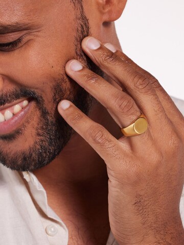 Lucardi Ring in Gold: front