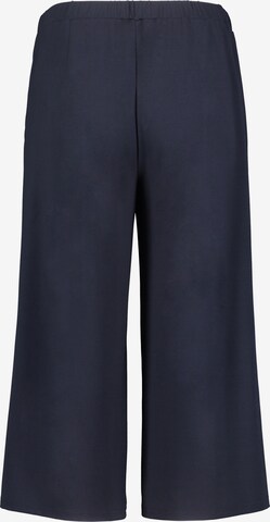 Betty Barclay Loose fit Pleat-Front Pants in Blue