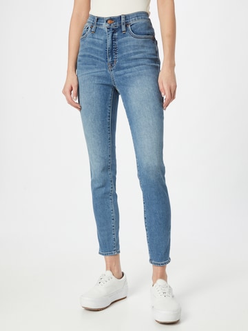 Madewell Skinny Džíny – modrá: přední strana