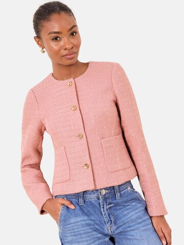 Lipsy Between-season jacket in Pink: front
