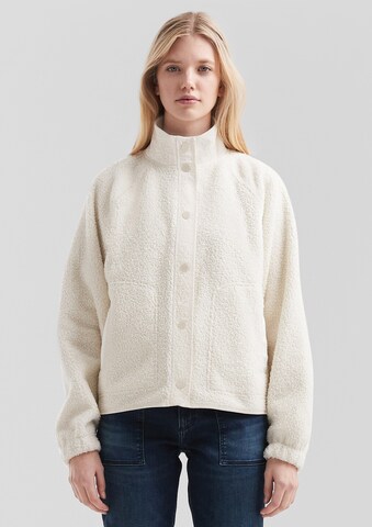QS Fleece jas in Beige: voorkant