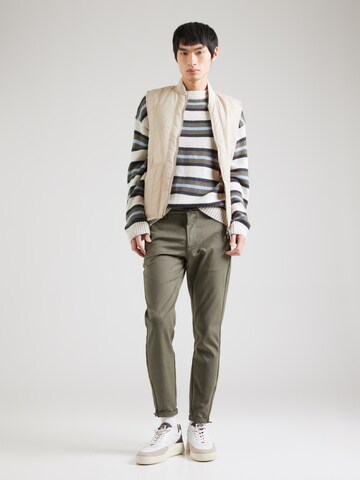 Effilé Pantalon 'Pisa Domo' GABBA en vert