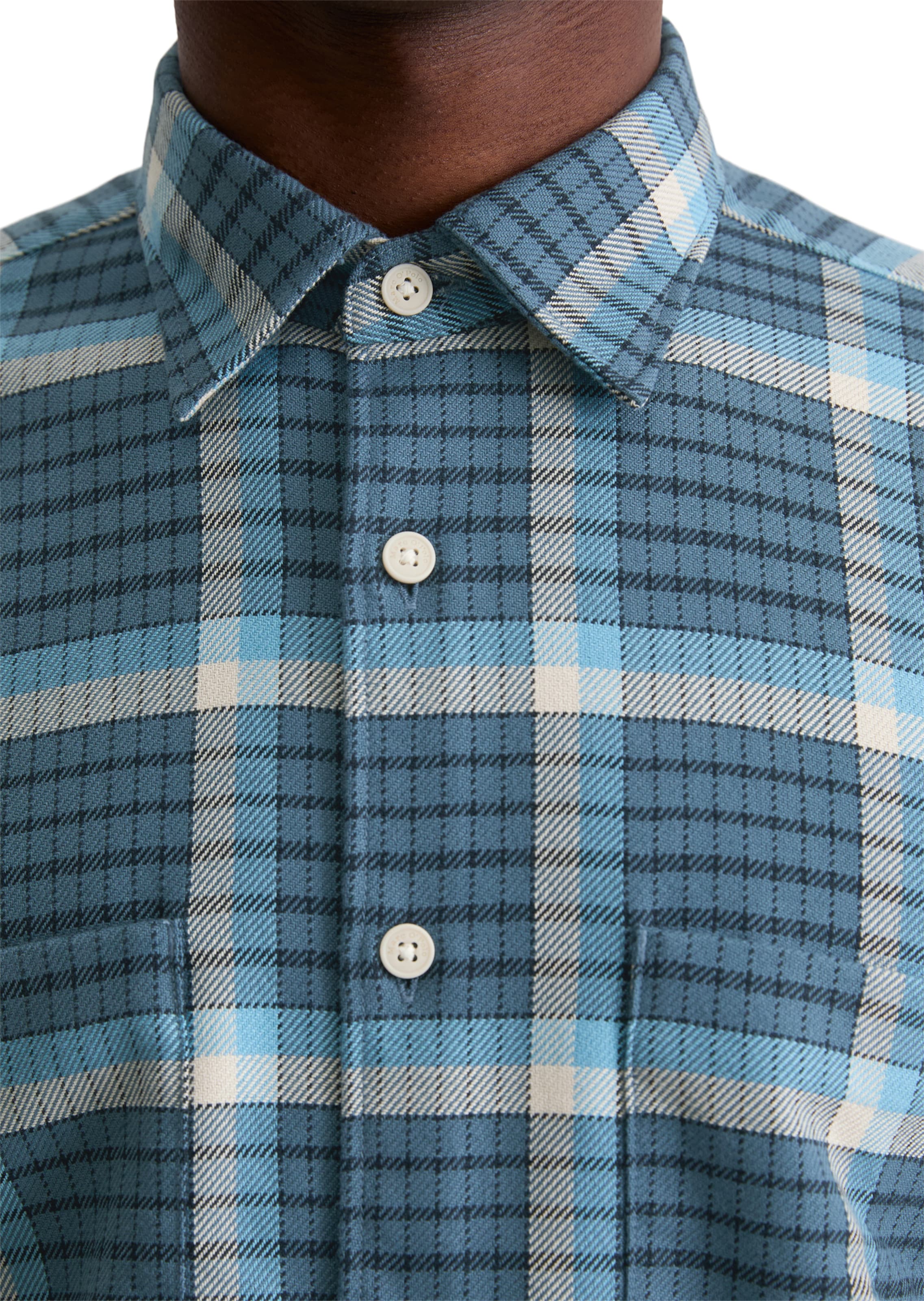 Marc O'Polo Regular fit Button Up Shirt in Blue