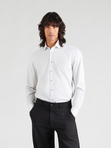 OLYMP - Ajuste regular Camisa 'Level 5' en verde: frente