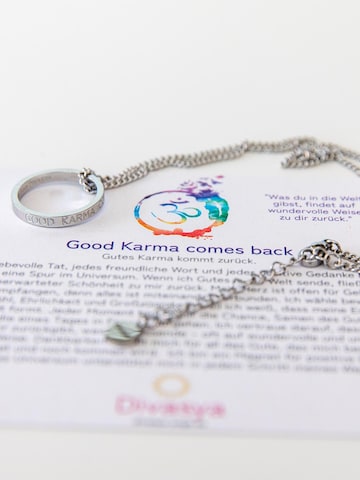 Divasya Necklace 'Good Karma comes back' in Silver