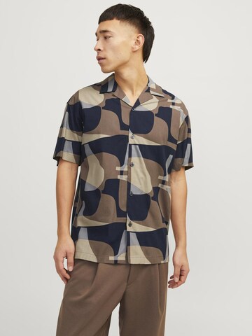 JACK & JONES Comfort Fit Skjorte i brun: forside