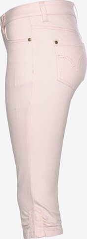 ARIZONA Skinny Caprijeans in Pink