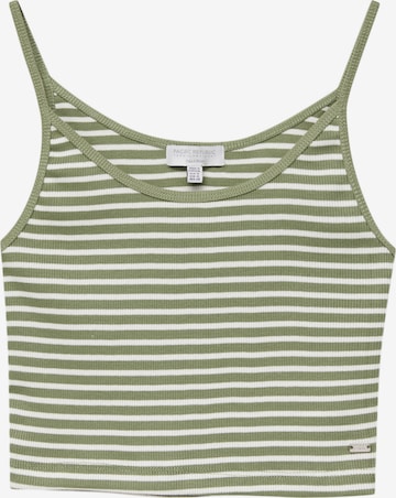 Pull&Bear Top in Groen: voorkant