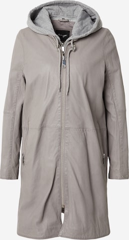 Maze Mantel in Grau: Vorderseite