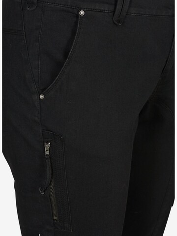 Zizzi Slimfit Jeans in Schwarz