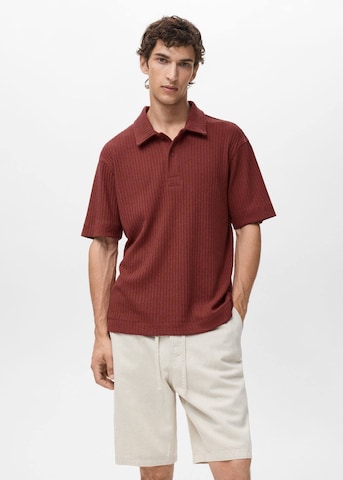 MANGO MAN Shirt 'Alayap' in Red: front