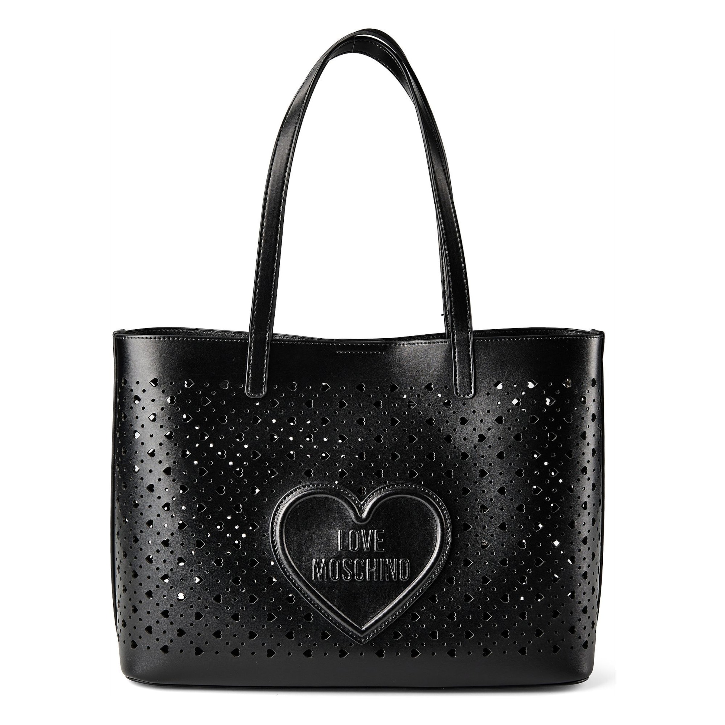 Love Moschino Shopper in Zwart: voorkant