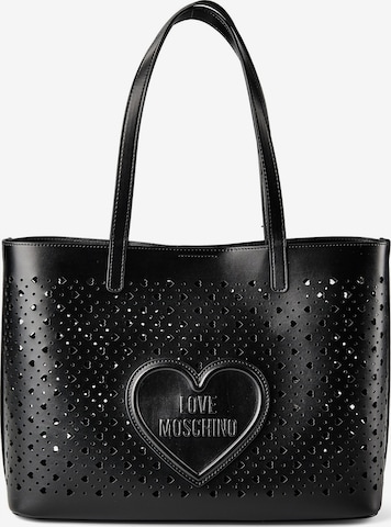 Cabas Love Moschino en noir : devant