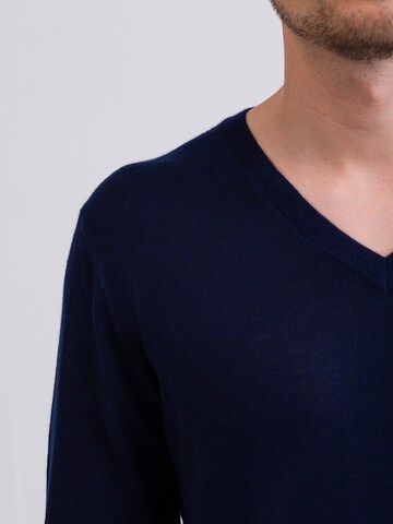 CASH-MERE.CH Pullover i blå
