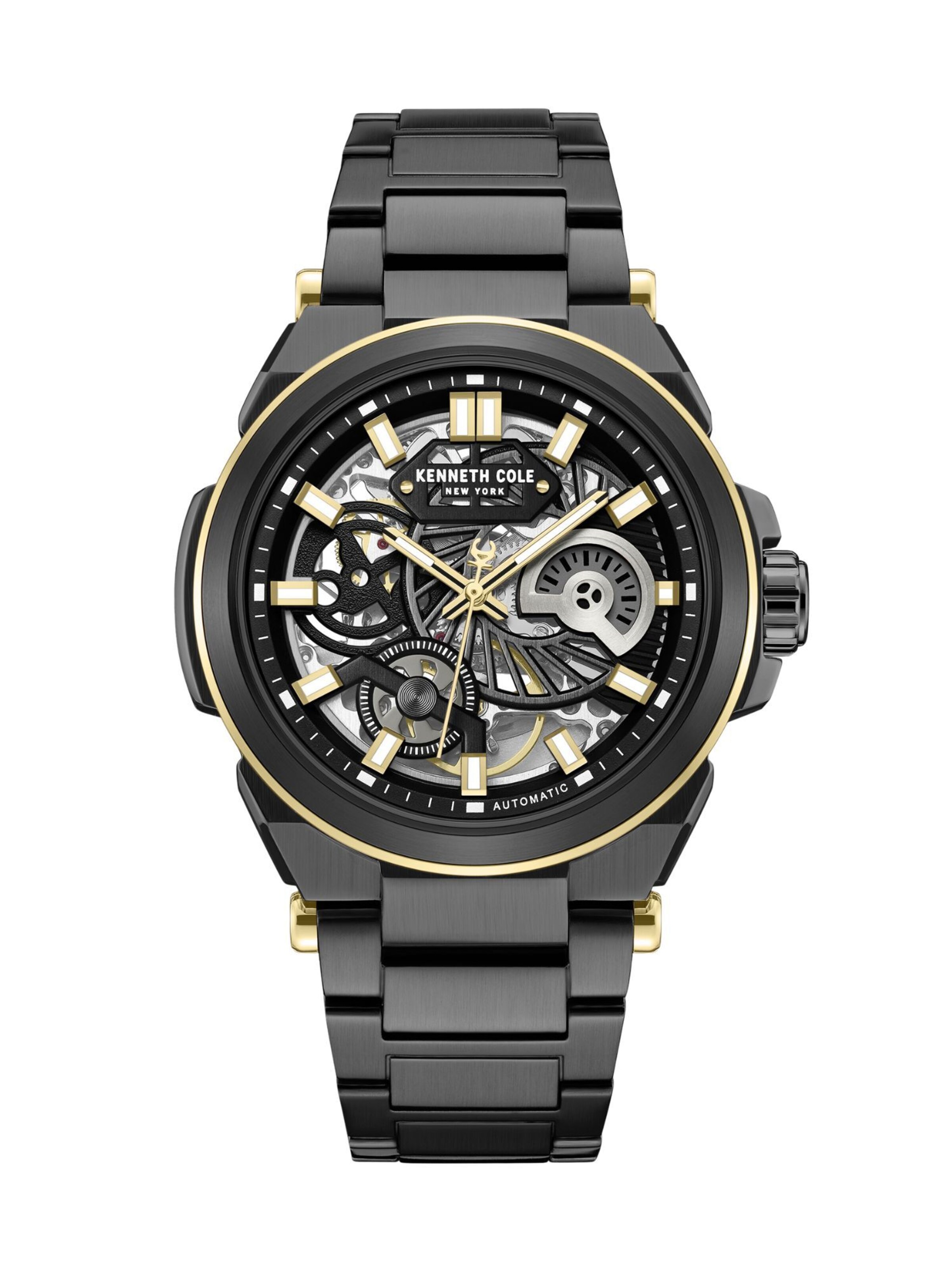 Kenneth Cole Analog Watch 'Barclay' in Black: front