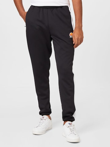 ELLESSE Zúžený Sportovní kalhoty 'Foxio' – černá: přední strana
