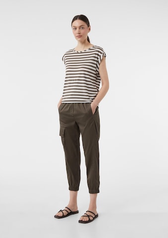 T-shirt COMMA en marron : devant