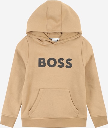 BOSS Kidswear Majica | bež barva: sprednja stran