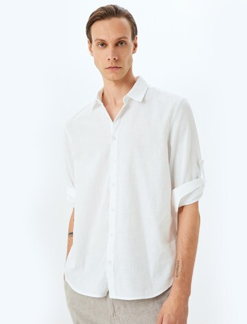 Koton Regular fit Button Up Shirt in White
