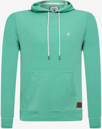 Sweat-shirt DENIM CULTURE en vert : devant