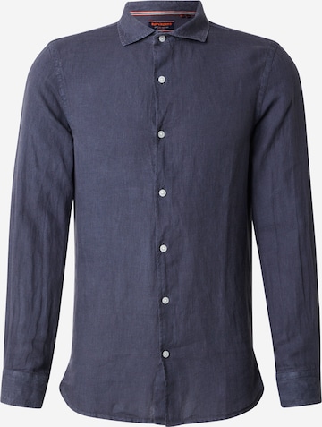 Superdry Overhemd 'VACATION' in Grijs: voorkant