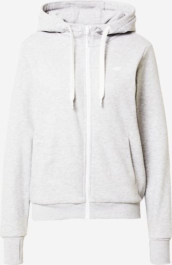 4F Sports sweat jacket in mottled grey, Item view