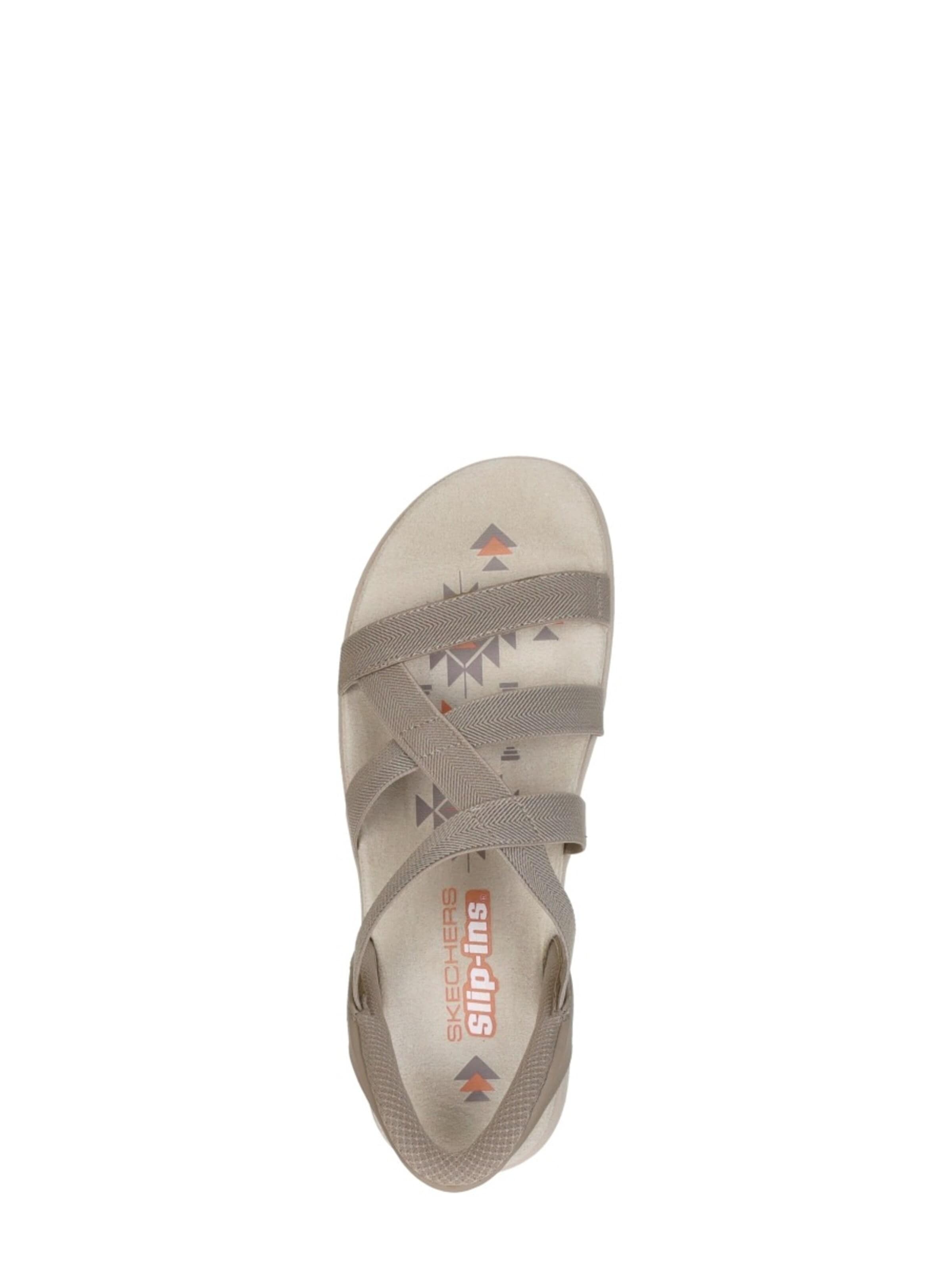 SKECHERS Sandal 'Slip-Ins: Reggae Slim' in Grey