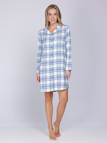 Rebelle Nachthemd 'Checks' in Beige