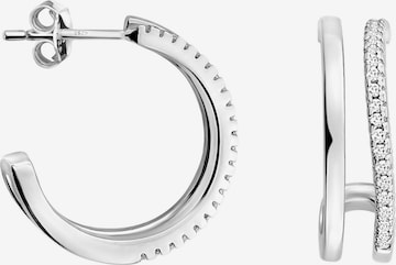 Sofia Milani Earrings 'Doubled' in Silver: front
