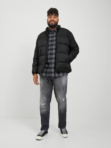 Veste d’hiver 'TOBY' Jack & Jones Plus en noir