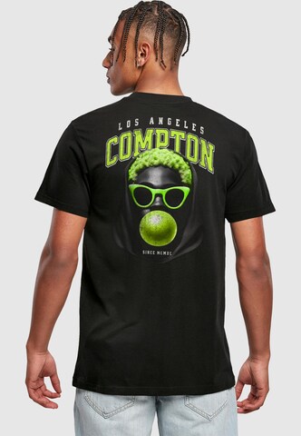 Mister Tee Póló 'Compton Grunge Look' - fekete: elől