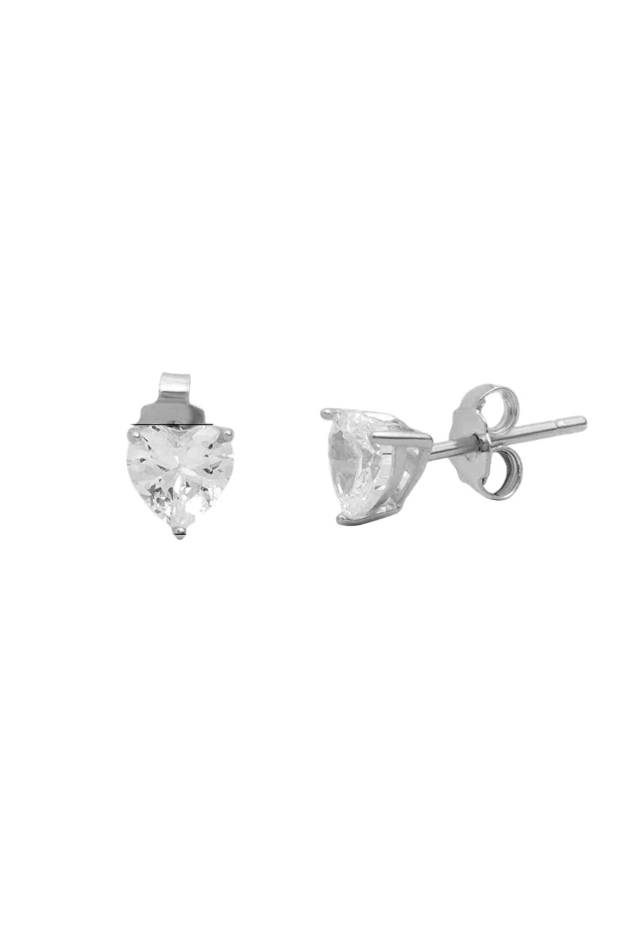 Boucles d'oreilles So Chic en argent : devant
