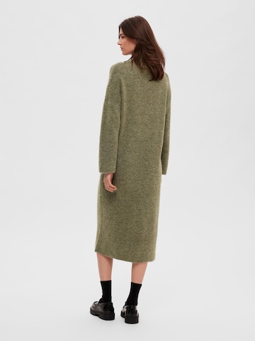 SELECTED FEMME Knit dress 'Maline' in Green