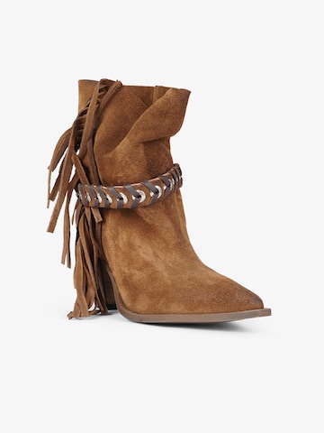 Ankle boots di ZOÉ in beige: frontale